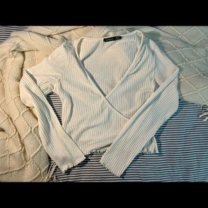 Boohoo criss cross top